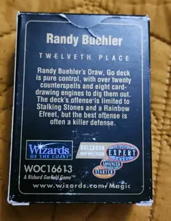 MtG Magic: The Gathering 1998 World Championship Deck Randy Buehler Champion - Image 2