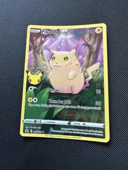 Pokemon TCG Pikachu Celebrations 005/025 Holo Rare Card LP - Image 1