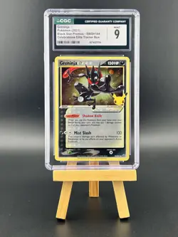 CGC 9 MINT Graded Pokemon 2021 Greninja Gold Star SWSH144 Celebrations ETB Promo - Image 1