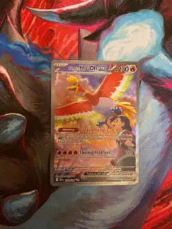 Pokemon Ethan's Ho-Oh EX Card 230/182 Scarlet and Violet Destined Rivals Mint/NM - Image 2