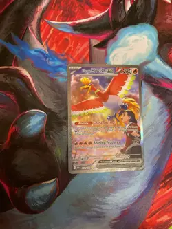 Pokemon Ethan's Ho-Oh EX Card 230/182 Scarlet and Violet Destined Rivals Mint/NM - Image 3