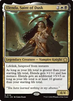 MTG FDN Elenda, Saint of Dusk Reg - Image 1