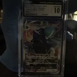 Pokemon Shadow Rider Calyrex VMAX Holo Jet-Black Spirit 037/070 CGC 10 Japanese - Image 1