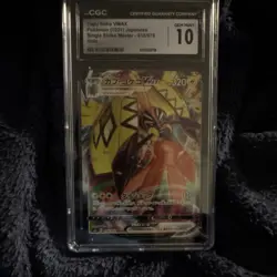 Pokemon Tapu Koko VMAX Holo Single Strike Master 018/070 CGC 10 Japanese - Image 1