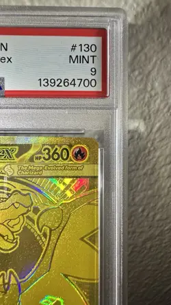 2025 POKEMON PFL EN-PHANTASMAL FLAMES MEGA HYPER RARE MEGA CHARIZARD X EX PSA 9 - Image 3
