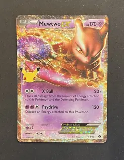 Pokemon Mewtwo EX 54/99 Celebrations Classic Collection Holo NM - Image 1
