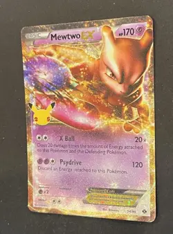Pokemon Mewtwo EX 54/99 Celebrations Classic Collection Holo NM - Image 3