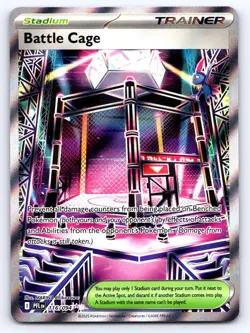 Battle Cage 116/094 Ultra Rare Phantasmal Flames Holo Near Mint - Image 1