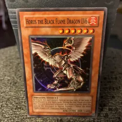 Horus the Black Flame Dragon LV6 SOD-EN007 Super Rare NM - Image 1