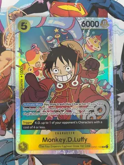 Monkey.D.Luffy • OP07-109 SR Premium Booster Holo Foil One Piece TCG NM - Image 1