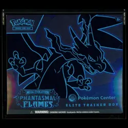 Phantasmal Flames Pokemon Center Exclusive ETB Elite Trainer Box With Acrylic - Image 1