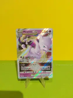 Pokemon Mewtwo VSTAR Holo Ultra Rare TCG Card 031/078 Pokemon Go Mint - Image 1