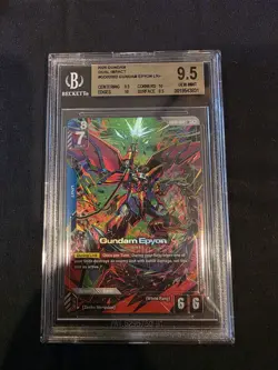 Gundam Card Game - Epyon LR + BGS 9.5 GD-02 #002 TCG - Image 1