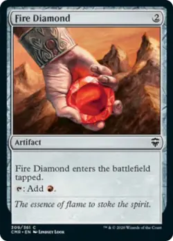 Fire Diamond FOIL Commander Legends NM Artifact Common MAGIC MTG CARD ABUGames - Image 1