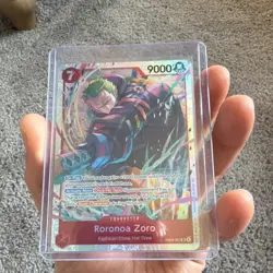 One Piece CCG Roronoa Zoro Character Card Foil EB04-007 Egghead 9000 Power - Image 1