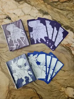 2 Packs of 65x Pokemon Card Sleeves - Ice & Shadow Rider Calyrex Chilling Reign - Image 3