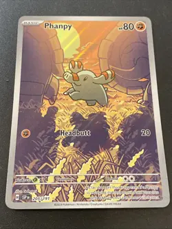Phanpy 205/191 Sv08: Surging Sparks Holo Rare Pokemon Card TCG - Image 1