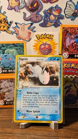 Togetic Pokemon TCG Card English ex Dragon Frontiers Togetic 11/101 Holo Rare - Image 1