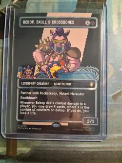 Bebop, Skull & Crossbones(Borderless)(Surge Foil) Teenage Mutant Ninja Turtles - Image 1