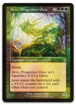 Aeve, Progenitor Ooze (Retro Frame) #409 (Foil) NM Modern Horizons 2 Magic MTG - Image 1
