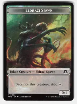 ELDRAZI SPAWN // ENERGY RESERVE DOUBLE-SIDED TOKEN - MTG - Leo LP - Image 1