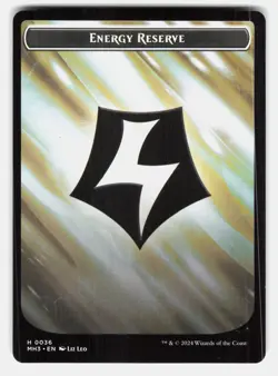 ELDRAZI SPAWN // ENERGY RESERVE DOUBLE-SIDED TOKEN - MTG - Leo LP - Image 2
