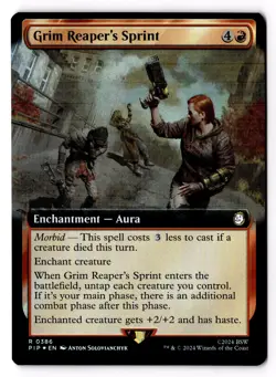 Grim Reaper's Sprint (Extended Art) 386 Universes Beyond: Fallout Foil NM - Image 1