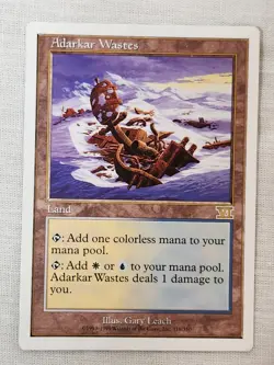 NM Adarkar Wastes Classic Sixth Edition Mtg Magic the Gathering - Image 1