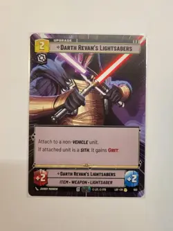 Darth Revan’s Lightsaber 502 Hyperspace NON Foil Legends Of The Force LOF SWU - Image 1