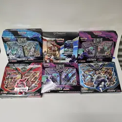 Lot of 6 Pokemon TCG: VMAX League Battle Decks - Calyrex, V Battle and Urshifu - Image 1