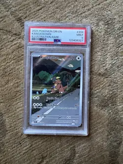 Kangaskhan 204/182 Illustration Rare Destined Rivals Pokemon Card PSA 9 MINT - Image 1