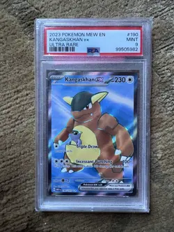 Kangaskhan ex 190/165 PSA 9 Pokemon SV: 151 Ultra Rare 2023 Ultra Rare - Image 1