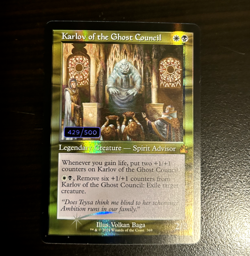 MTG Karlov of the Ghost Council - Foil - Retro Frame - Serialized 429/500 NM - Image 1