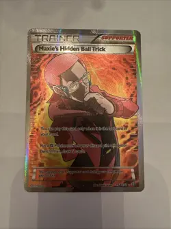 Maxie's Hidden Ball Trick - 158/160 - Pokemon Primal Clash Full Art Rare Card LP - Image 2