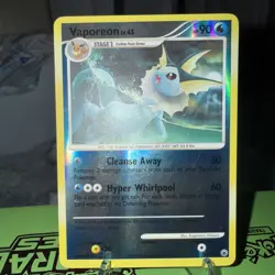 Pokemon TCG Vaporeon 34/100 Majestic Dawn Reverse Holo Lightly Played LP - Image 3