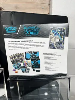 Pokemon Black Bolt & White Flare Pokemon Center ETB Set/Black Bolt has tear - Image 4