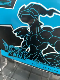 Pokemon Black Bolt & White Flare Pokemon Center ETB Set/Black Bolt has tear - Image 5