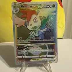 SHAYMIN VSTAR 173/172 RARE RAINBOW BRILLIANT STARS POKEMON LIGHTLY PLAYED - Image 2