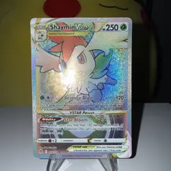 SHAYMIN VSTAR 173/172 RARE RAINBOW BRILLIANT STARS POKEMON LIGHTLY PLAYED - Image 3