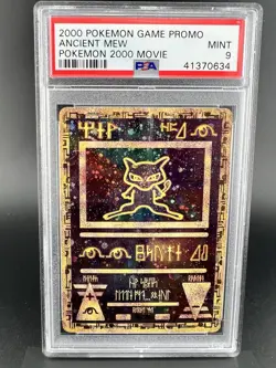 2000 POKEMON GAME MOVIE POKEMON 2000 MOVIE ANCIENT MEW PSA 9 - Image 1