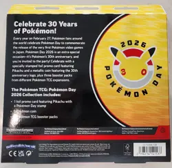 Lot 2X SEALED - Pokemon TCG 30Th Anniversary Pokemon Day Box 2026 - Image 3