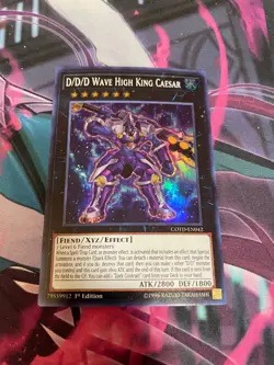 YUGIOH - D/D/D WAVE HIGH KING CAESAR - SUPER RARE - 1ST ED - NM - COTD - Image 1