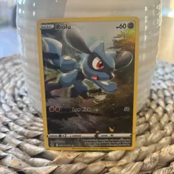 Pokemon Cards Riolu GG26/GG70 Crown Zenith Galarian Gallery Holo NM - Image 1