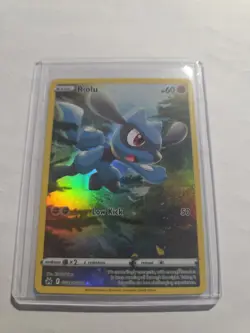 Pokemon TCG Card Riolu GG26/GG70 Crown Zenith Galarian Gallery Holo - NM - Image 2