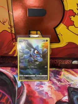 Pokemon TCG Riolu Holo Card Crown Zenith Galarian Gallery GG26/GG70 NM Condition - Image 1