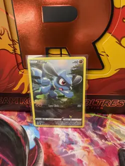 Pokemon TCG Riolu Holo Card Crown Zenith Galarian Gallery GG26/GG70 NM Condition - Image 1