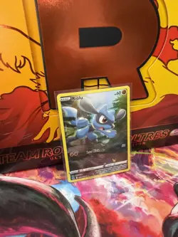 Pokemon TCG Riolu Holo Card Crown Zenith Galarian Gallery GG26/GG70 NM Condition - Image 2