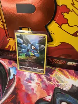 Pokemon TCG Riolu Holo Card Crown Zenith Galarian Gallery GG26/GG70 NM Condition - Image 3