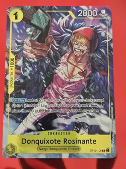 Donquixote Rosinante OP12-108 R Alternative Art One Piece, English, NM Condition - Image 1