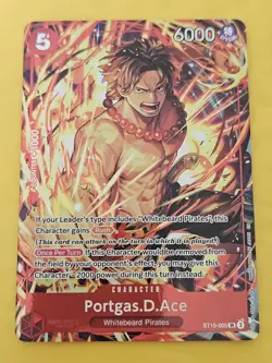 Portgas.D.Ace ST15-005 Super Rare One Piece Starter Deck NM English - Image 1